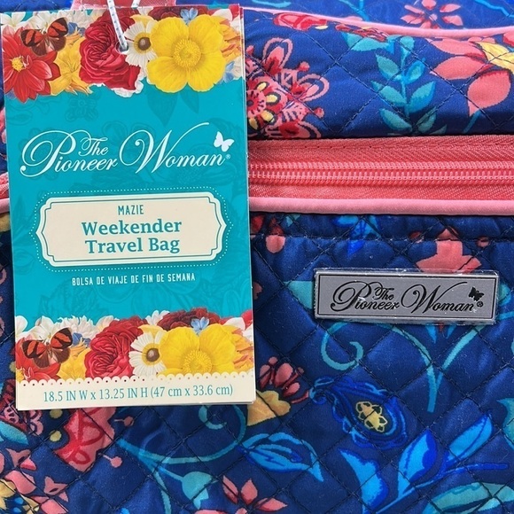 NWT The Pioneer Woman Mazie Weekender Bag/Travel Tote - Picture 9 of 9